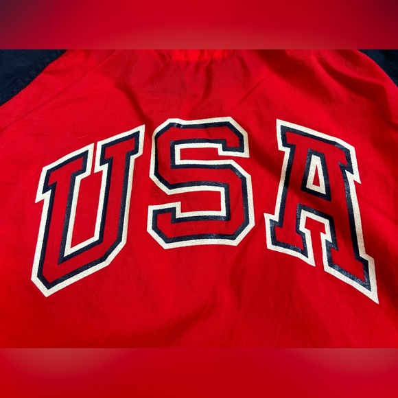 Vintage General Motors USA Olympic Sponsorship Windbreaker Pullover - Picture 6 of 9